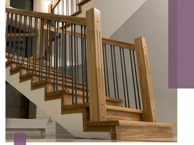 Реставрация деревянных и металлических лестниц в Балтийске