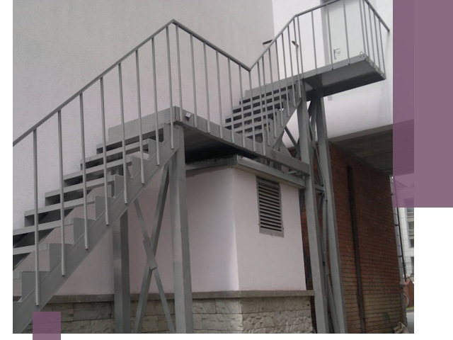 Монтаж пожарных лестниц под ключ в Балтийске с гарантией качества