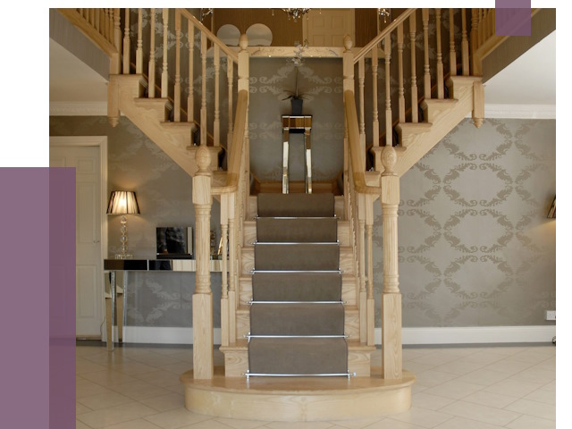 Монтаж деревянных лестниц в Балтийске от 7595 руб. 