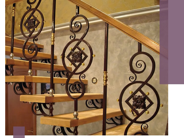 Изготовление кованых лестниц под ключ в Балтийске