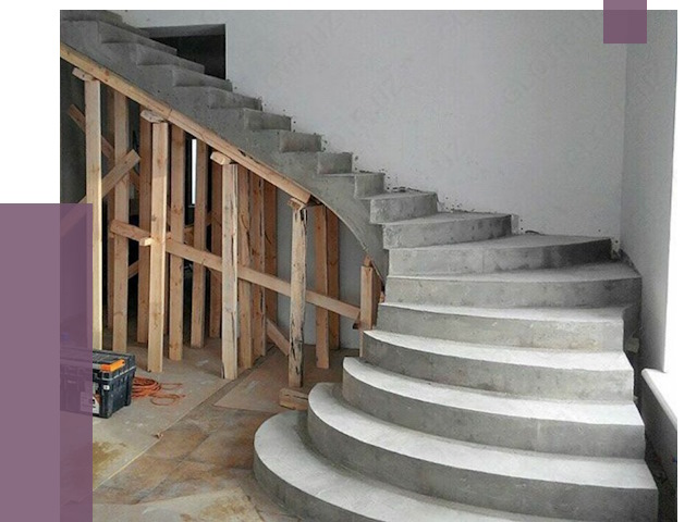 Изготовление бетонных лестниц под ключ в Балтийске от 19880 руб. | ПРОЛЁТ-Блт