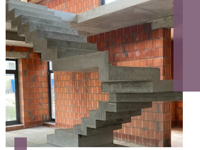 Изготовление бетонных лестниц под ключ в Балтийске