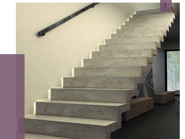 Облицовка бетонных лестниц в Балтийске от 4588 руб/м2