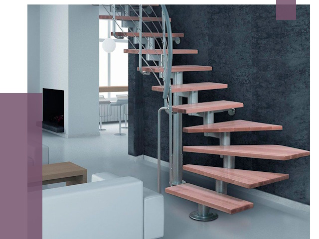 Модульные лестницы в Балтийске от 16822 руб. — купить в ПРОЛЁТ-Блт