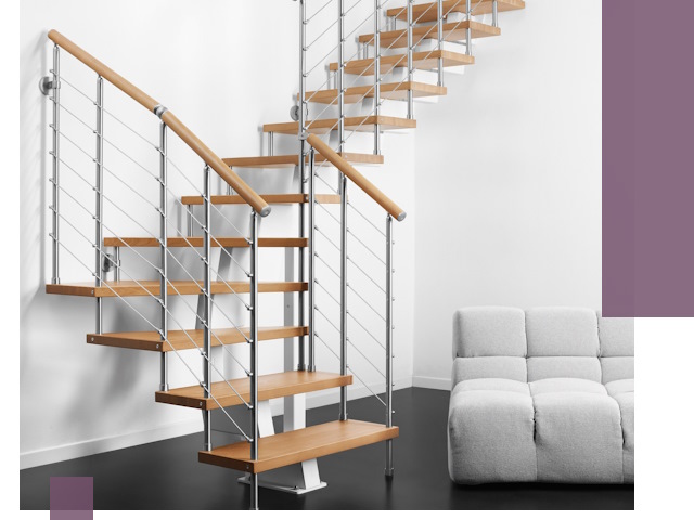 Модульные лестницы под ключ в Балтийске — монтаж и изготовление