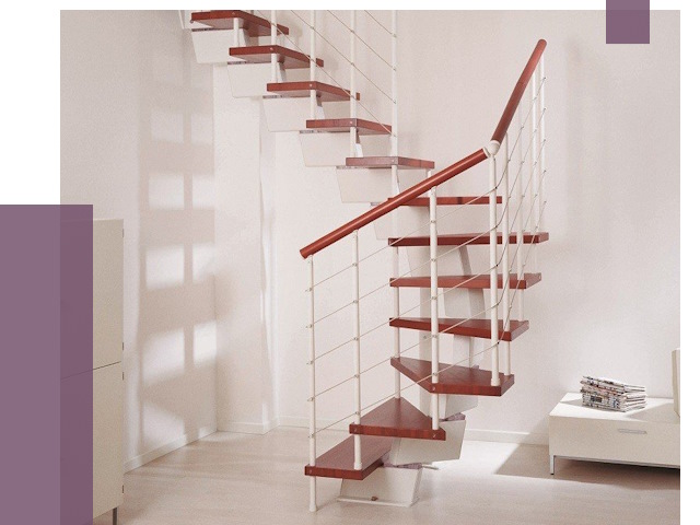 Изготовление лестниц на больцах в Балтийске от 9685 руб. | ПРОЛЁТ-Блт