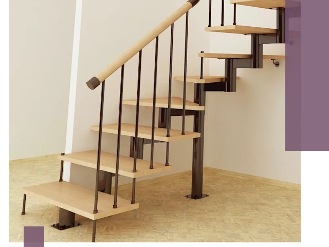 Монтаж лестниц на больцах в Балтийске — быстро и надежно