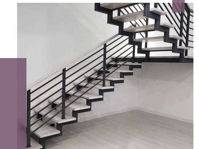 Лестницы на металлокаркасе под ключ в Балтийске от 12744 руб. | ПРОЛЁТ-Блт