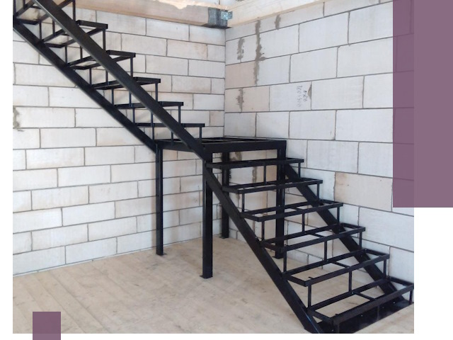 Лестницы на металлокаркасе под ключ в Балтийске — изготовление и монтаж