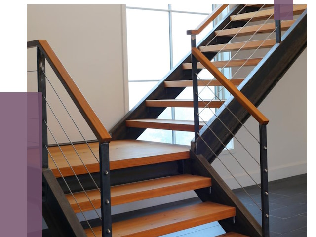 Изготовление лестниц на металлокаркасе в Балтийске от 18861 руб. | ПРОЛЁТ-Блт