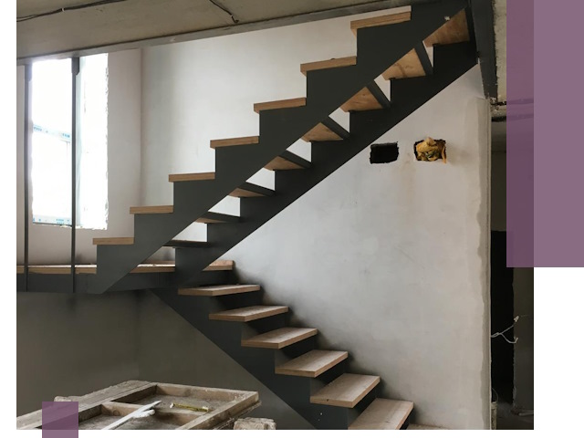 Изготовление лестниц на металлокаркасе в Балтийске от производителя