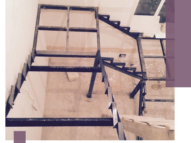 Монтаж лестниц на металлокаркасе в Балтийске быстро и качественно