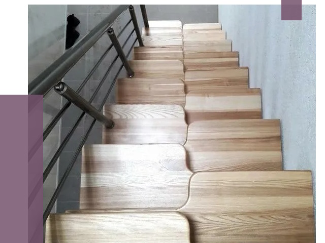 Лестницы гусиный шаг в Балтийске от 12999 руб. под ключ | ПРОЛЁТ-Блт