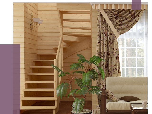 Лестницы для дачи в Балтийске от 75698 руб.  | ПРОЛЁТ-Блт