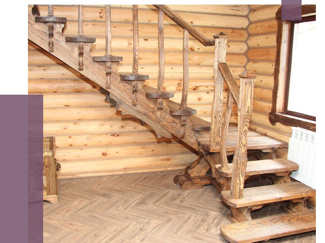 Лестницы в баню в Балтийске от 19065 руб. — изготовление | ПРОЛЁТ-Блт