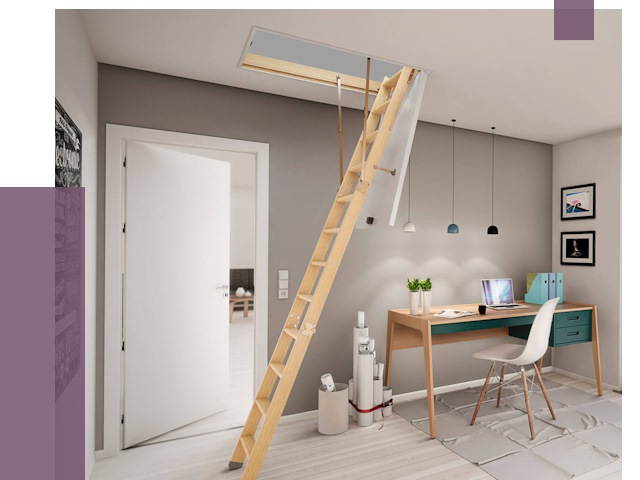 Чердачные лестницы в Балтийске — от 14528 руб. | ПРОЛЁТ-Блт