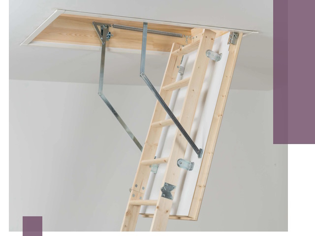 Установка чердачной лестницы под ключ в Балтийске