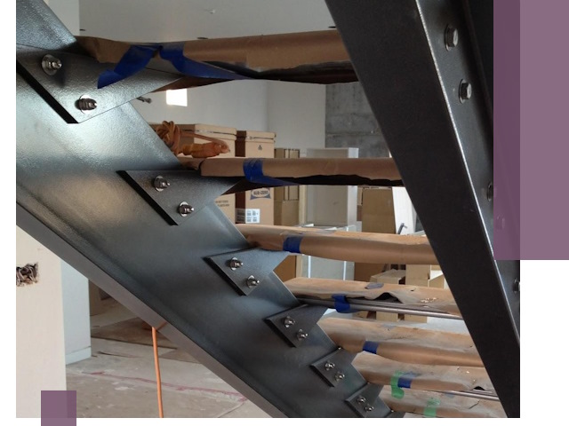 Усиление лестничных конструкций и усиление опор в Балтийске