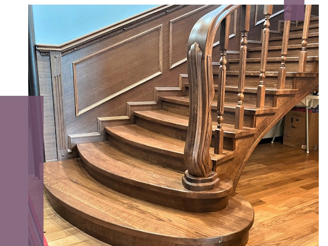 Дубовые лестницы под ключ в Балтийске от 175864 руб. — ПРОЛЁТ-Блт