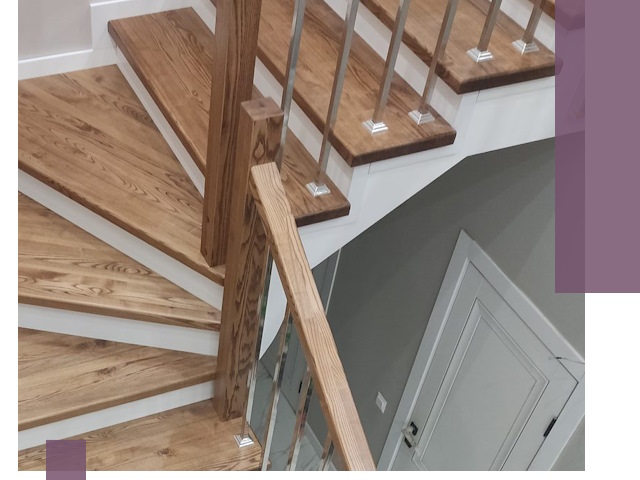 Обшивка металлических лестниц под ключ в Балтийске