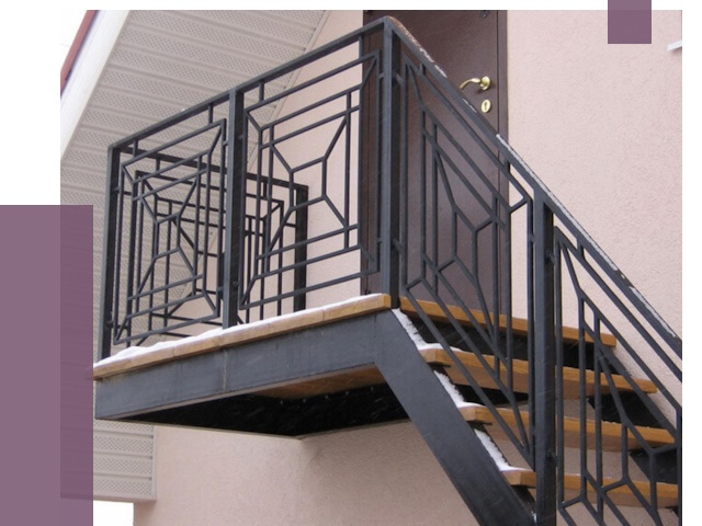 Металлические перила в Балтийске от 4282 руб.  | ПРОЛЁТ-Блт
