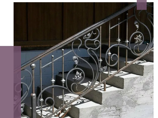 Кованые перила в Балтийске от 8666 руб. под ключ — качество от ПРОЛЁТ-Блт