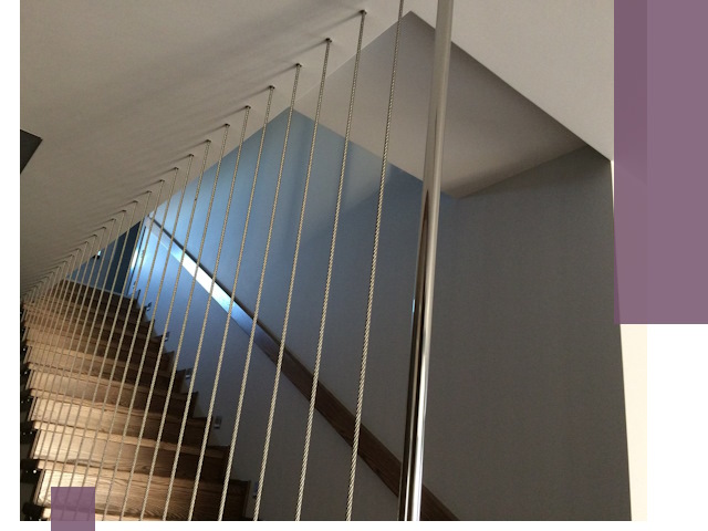 Тросовые перила под ключ в Балтийске — производство и монтаж