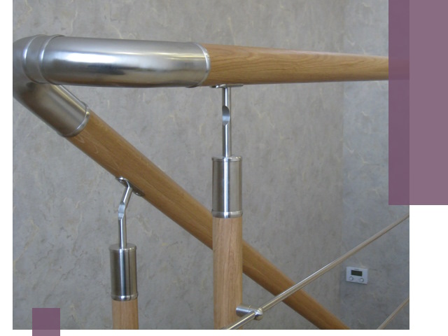 Комбинированные перила на заказ в Балтийске — монтаж и производство