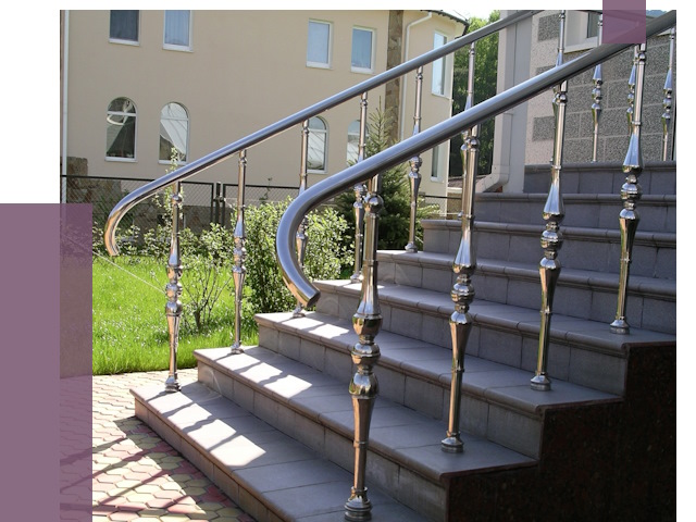 Перила для крыльца в Балтийске от 10705 руб. — монтаж ПРОЛЁТ-Блт