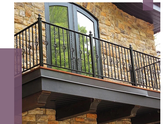 Балконные ограждения в Балтийске от 8003 руб. — купить | ПРОЛЁТ-Блт