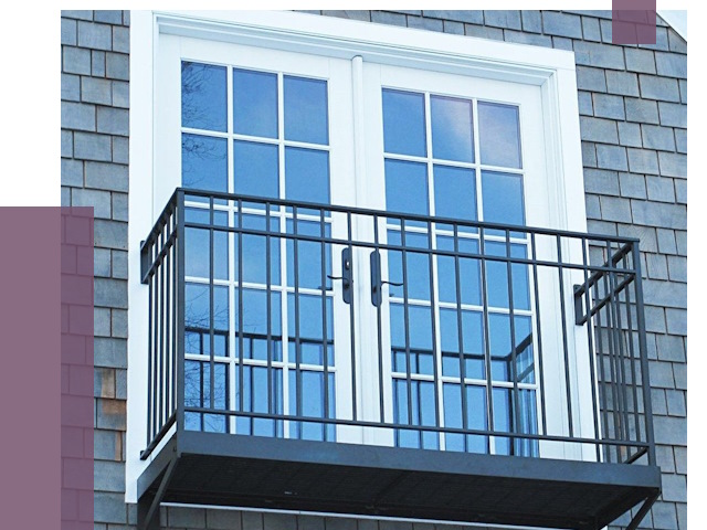 Французские балконы в Балтийске от 7391 руб. за м2