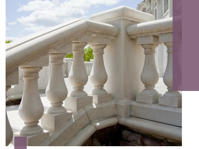 Балюстрады из металла и камня под ключ в Балтийске