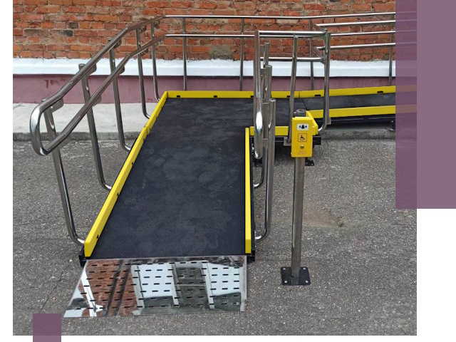 Изготовление наклонных пандусов для инвалидов в Балтийске