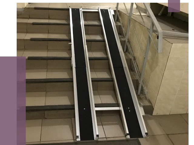 Установка пандуса в подъезд в Балтийске от 7952 руб. под ключ | ПРОЛЁТ-Блт