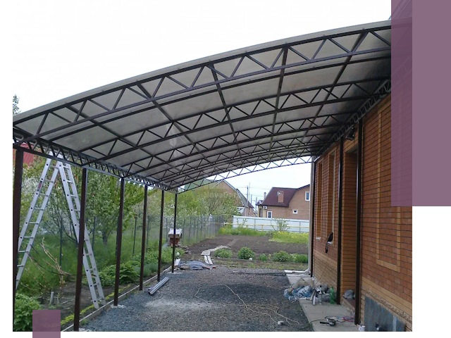 Профессиональный монтаж навесов под ключ в Балтийске