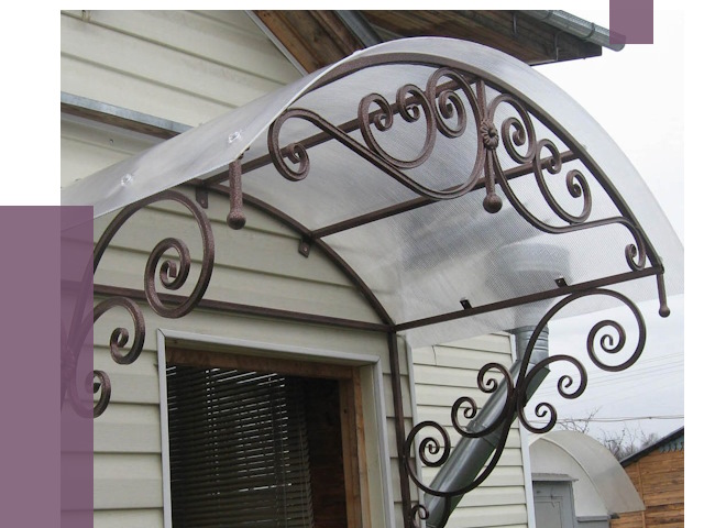 Изготовление козырьков в Балтийске от 7340 руб. — заказать | ПРОЛЁТ-Блт