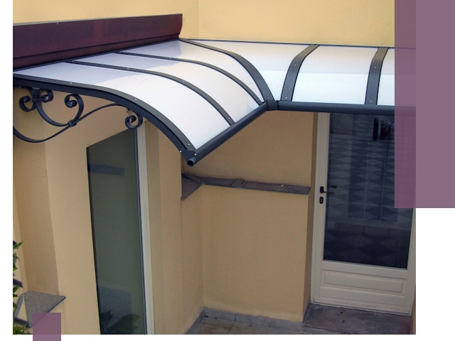 Монтаж козырьков любой сложности в Балтийске под ключ