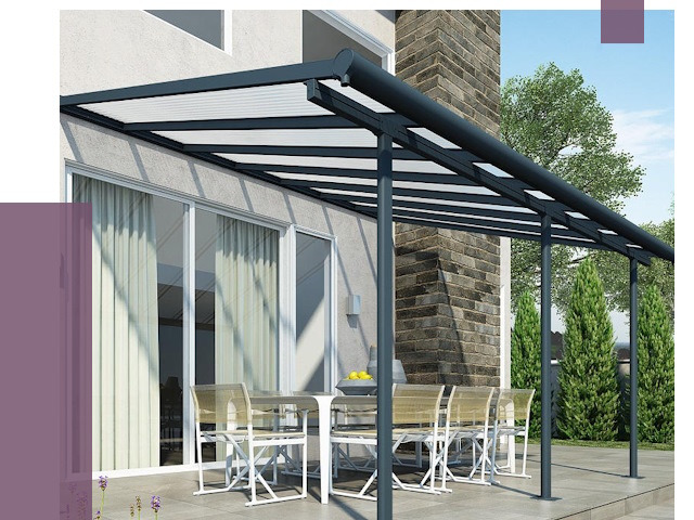 Навесы пристенные в Балтийске от 9074 руб. — монтаж и установка | ПРОЛЁТ-Блт