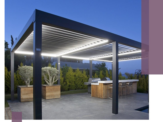 Навесы отдельно стоящие под ключ в Балтийске из металла и поликарбоната