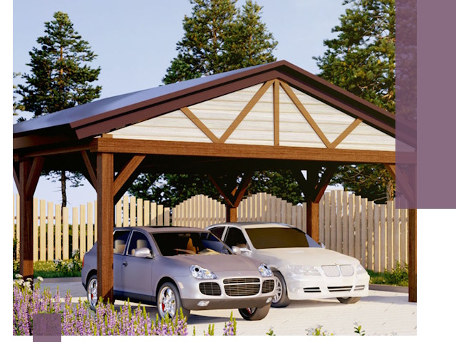 Навесы для автомобиля в Балтийске — изготовление и монтаж