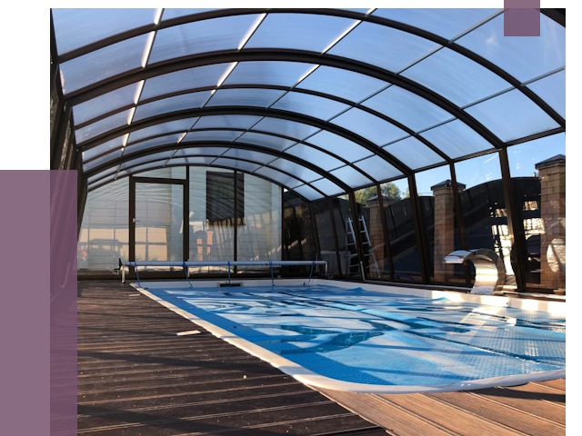 Навесы для бассейна в Балтийске от 16720 руб. под ключ | ПРОЛЁТ-Блт