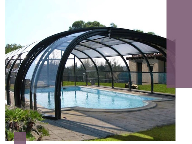 Навесы для бассейна в Балтийске: изготовление и монтаж под ключ