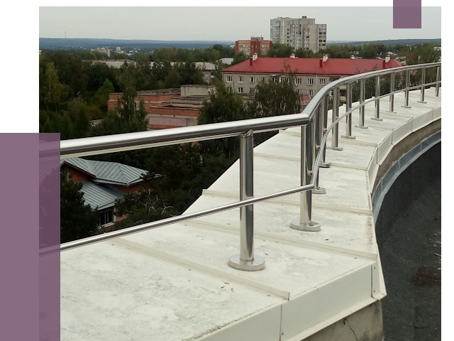 Парапеты и ограждения кровли в Балтийске от 4945 руб. 
