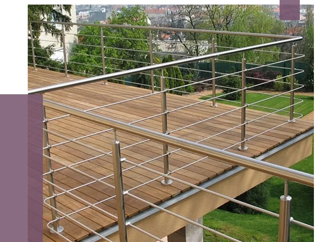 Алюминиевые парапеты в Балтийске под ключ от 7748 руб. 