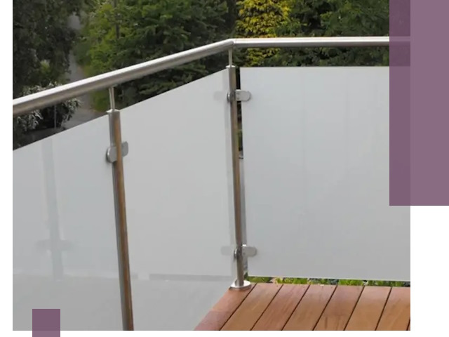 Алюминиевые парапеты для балконов и террас в Балтийске