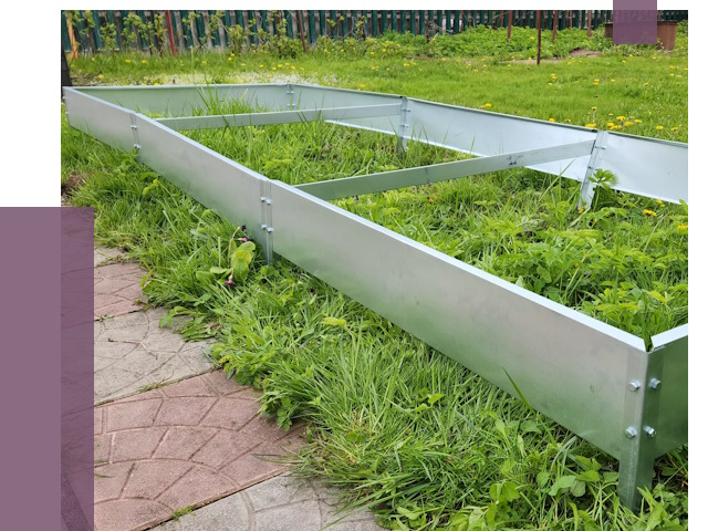 Металлические бордюры для грядок в Балтийске от 1784 руб. 