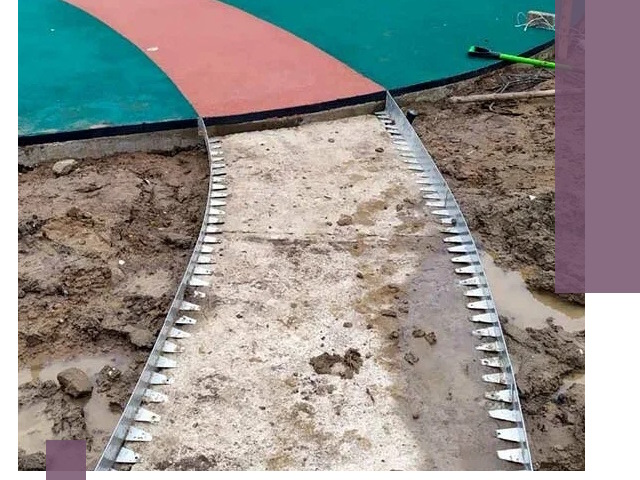 Металлические бордюры для дорожек в Балтийске — монтаж и изготовление