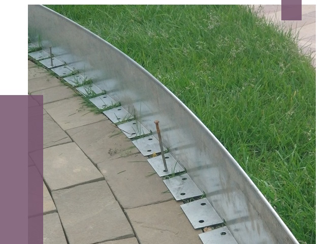 Металлические бордюры для тротуаров в Балтийске от 8666 руб.