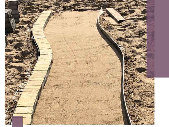 Металлические бордюры для тротуаров в Балтийске — прочные и долговечные