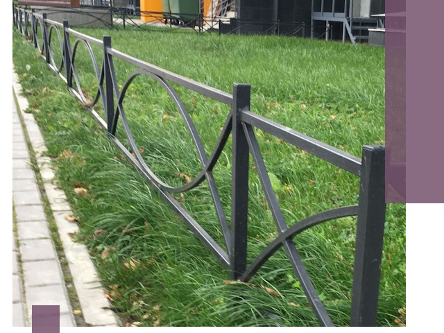 Газонные ограждения из металла в Балтийске — монтаж и продажа